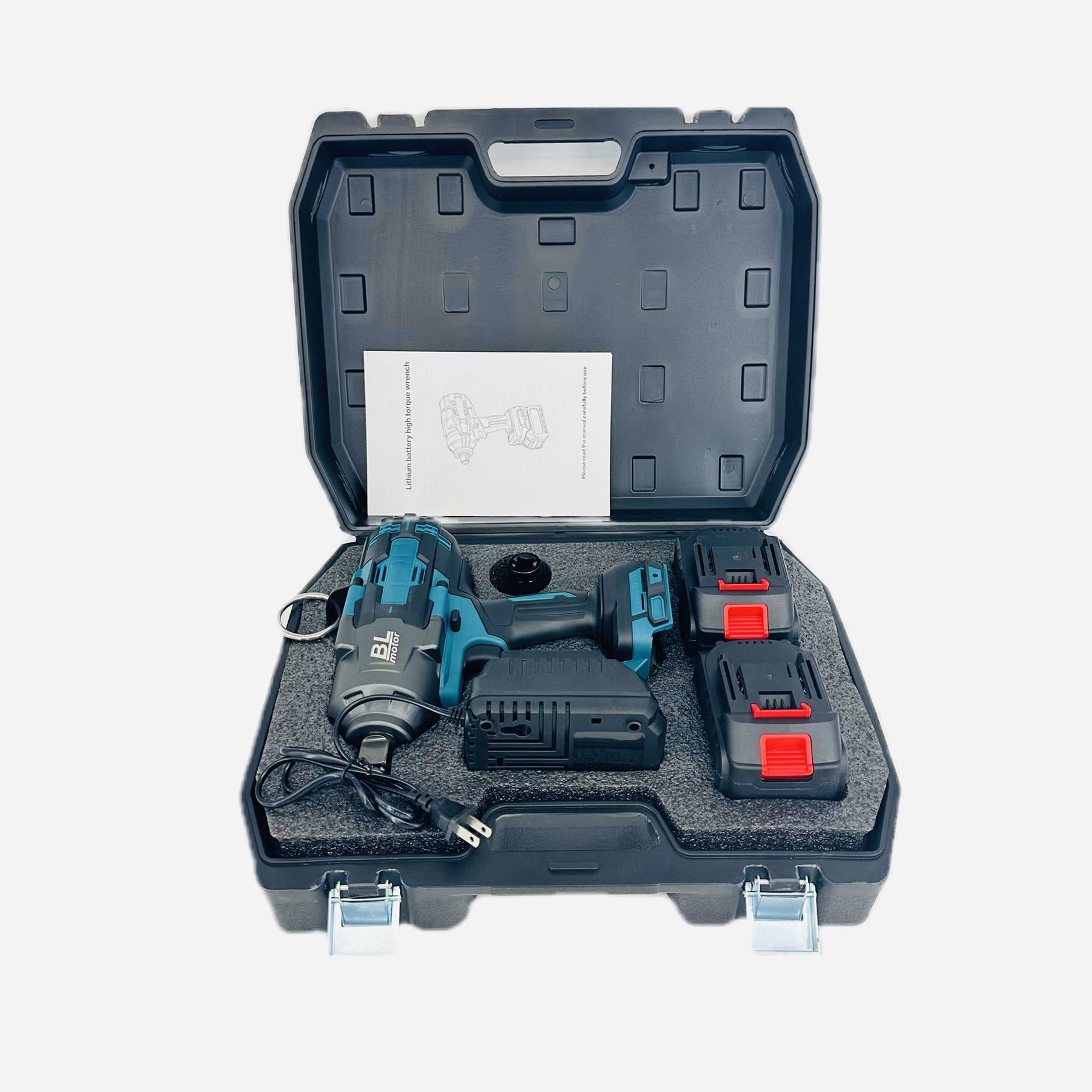 Factory direct sales of high quality BOLIU brand 1300 torque electric wrench 15 string battery