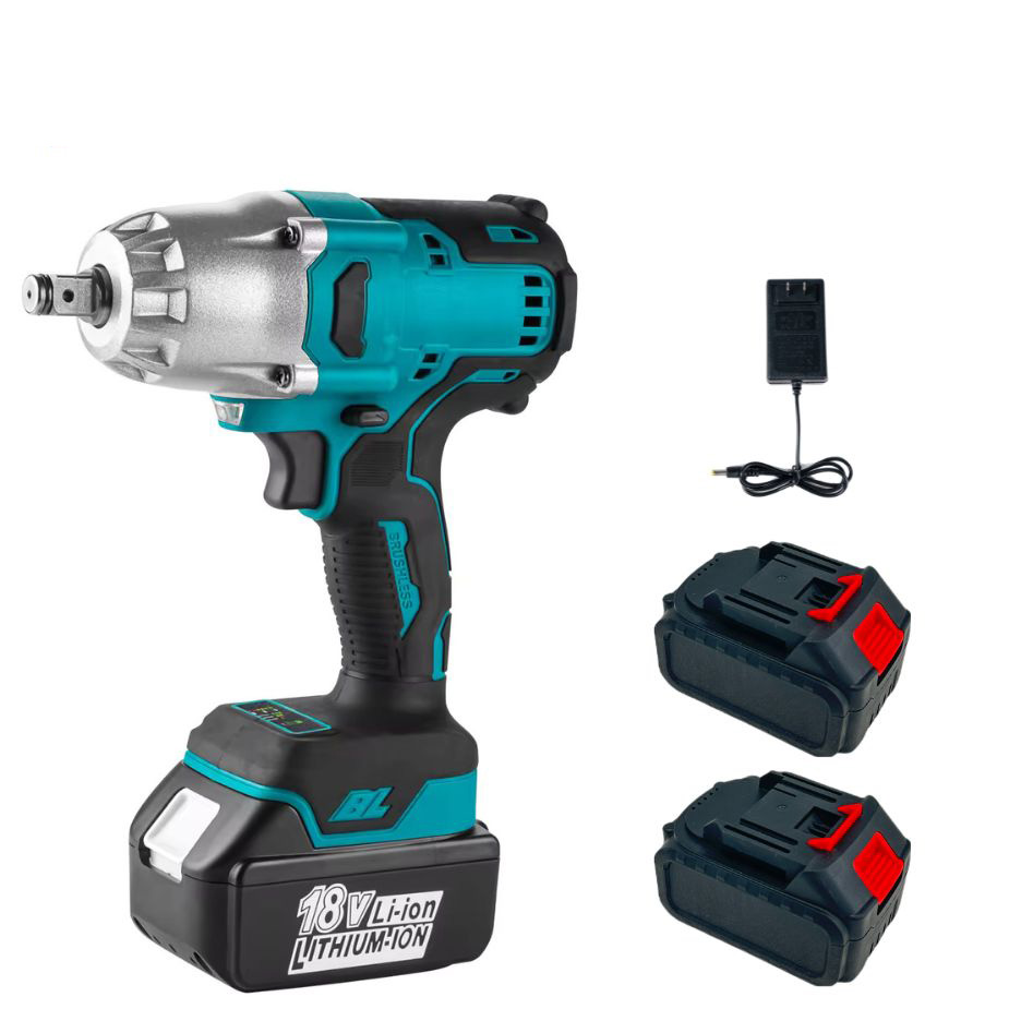 500Nm Electric Torque Wrench 18v Lithium Battery Wrench Multifunctional Wrench Brushless Dc Brushless Motor