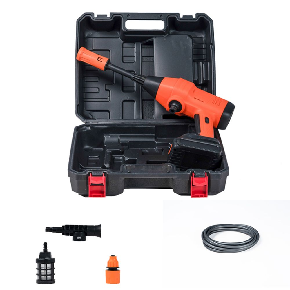 Professional Factory One Charge Lithium Battery Water Gun With Lithium Battery Car Wash Water Gun Brush